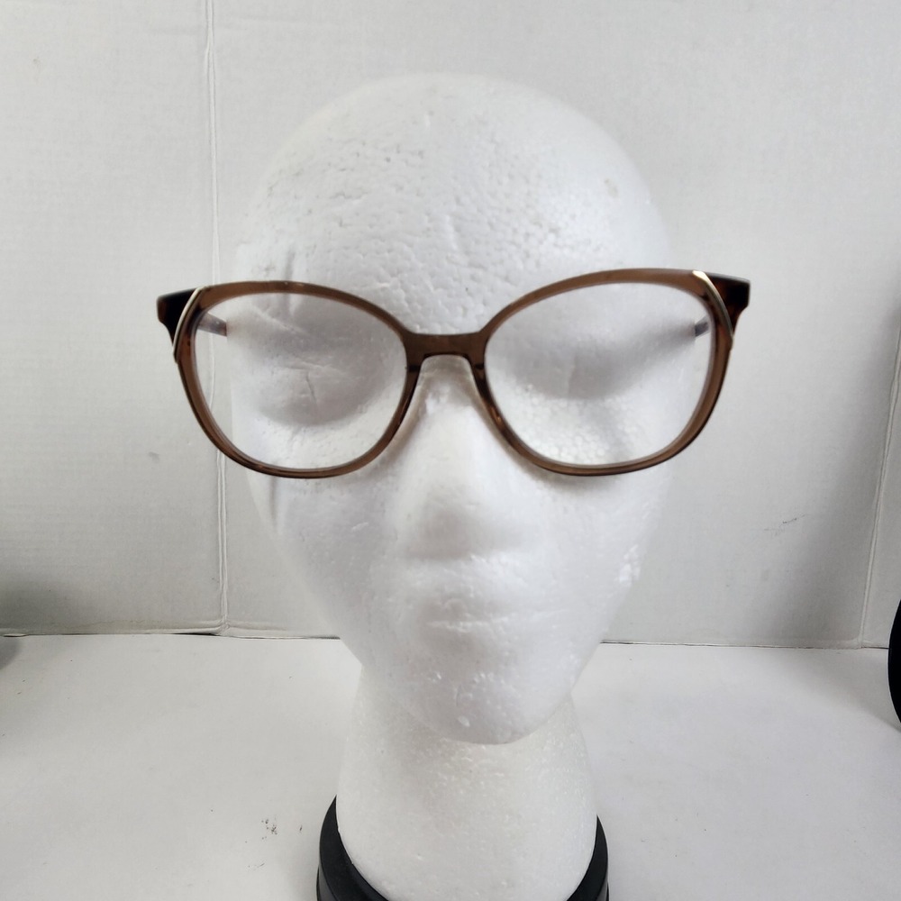 Anne Klein AK5082 200 Mocha Women's Square Full Rim Eyeglasses Frames 53-17-135